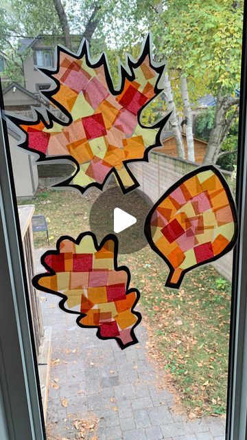 Mandisa | Happy Toddler Playtime on Instagram: "Did you know you can capture the beauty of fall with a simple leaf suncatcher craft? 🍁✨ Using tissue paper and contact paper, kids can create vibrant suncatchers that brighten up any window. It’s a perfect way to celebrate the colors of autumn while getting creative! #FallCrafts #LeafSuncatcher #CreativeKids #AutumnArt" Fall Leaf Suncatcher Craft, Toddler Leaf Crafts, Fall Suncatchers For Kids, Suncatchers For Kids, Fall Suncatchers, Leaf Suncatcher, Suncatcher Craft, Colors Of Autumn, Simple Leaf