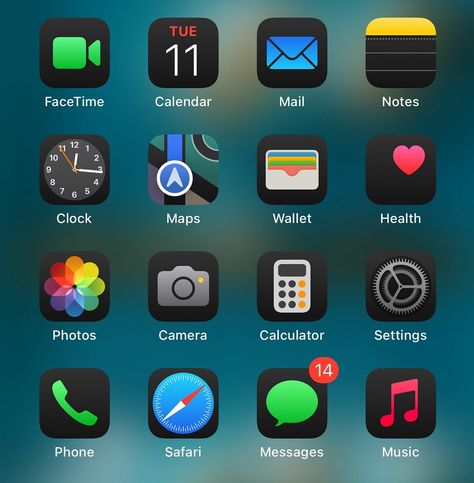 Apple Design Hub | Do you like the dark icons in iOS 18? | Instagram Cool App Icons, Icons Phone, Themes For Mobile, Dark Icons, Apple Design, Phone Icon, Business Logo Design, Business Logo, Ios