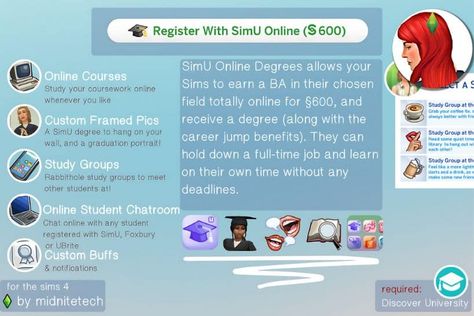 23+ Sims 4 University Mods: A Better Way Of Learning - We Want Mods Sims 4 Mods Gameplay School, Sims 4 Mods Gameplay Go To School, Sims 4 More Students Mod, Sims 4 University Mod, Sims 4 Discover University Cc, Sims 4 Discover University Mods, Sims 4 Discover University Dorms, Sims 4 University, University List