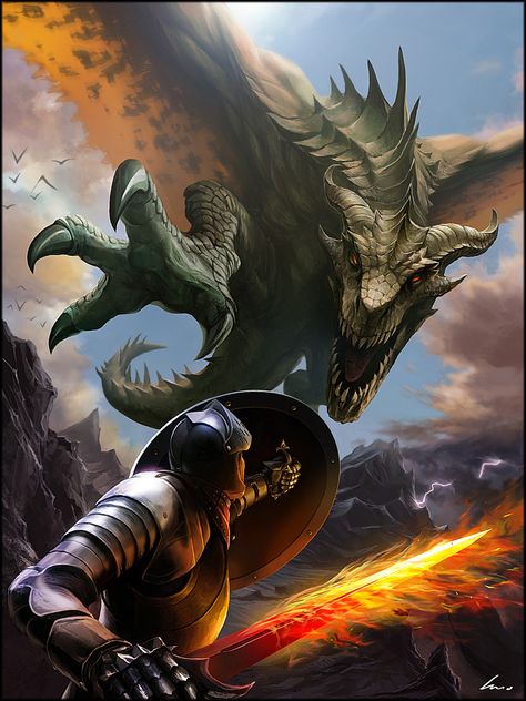 getting hotterrr now i ammmmmmmmmmmm Dragon Medieval, Tato Naga, Dragon Artwork Fantasy, Art And, Dragon Knight, Dragon Tattoo Designs, Dragon Pictures, Dragon Artwork, Mythical Creatures Art