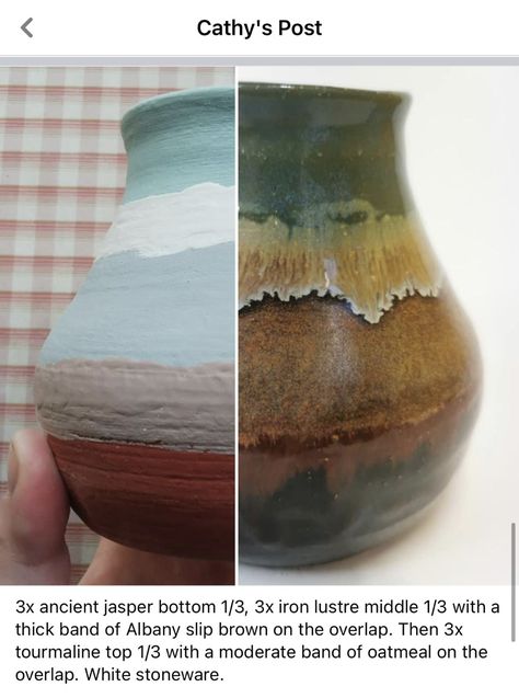 Glaze Color Combinations, Glaze Layering Combinations, Glazing Techniques Pottery, As You Wish Pottery Ideas, Glaze Techniques Ceramics, Pottery Glaze Ideas Color Combos, Pottery Glazing Techniques, Amaco Glaze Layering, Glazing Pottery