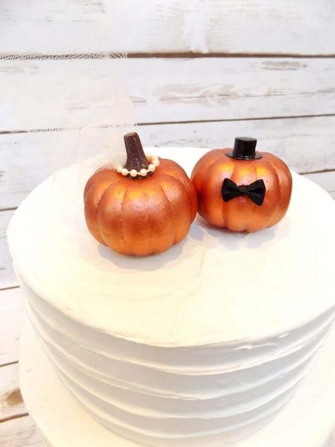 5 Cutest Pumpkin Cake Toppers for Weddings | FALL WEDDING Pumpkin Wedding Cake, Pumpkin Wedding Cakes, Fall Cake Toppers, Fall Wedding Cake Topper, Pumpkin Cake Topper, Autumn Wedding Decor, Copper Pumpkins, Pumpkin Wedding, Fall Cakes