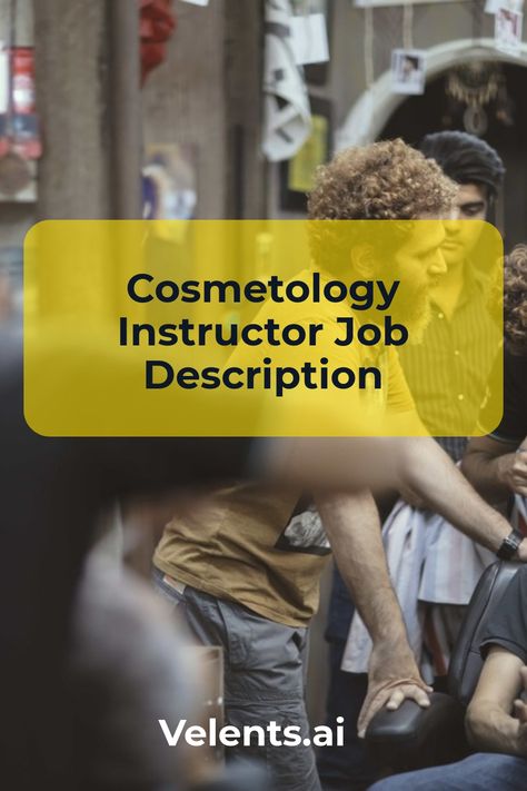 Cosmetology Instructor Job Description template includes a detailed overview of the key requirements, duties, responsibilities, and skills for this role. It's optimized for posting on online job boards or careers pages and easy to customize this template for your company. Cosmetology Teacher, Things You Need For Cosmetology School, Cosmetology Instructor, Cosmetology Books, Graduate Cosmetology School, Professional Development Activities, Salon Promotions, Job Description Template, Cosmetology Student