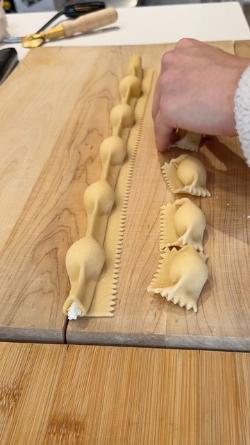 Ravioli Shapes, Corn Agnolotti, Agnolotti Pasta, Corn Butter, Buffalo Cauliflower Recipes, Pasta Ravioli, Charred Corn, Homemade Ricotta, Filled Pasta