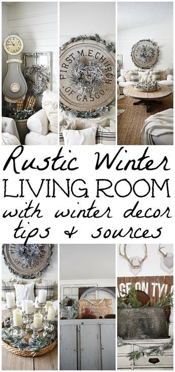 Rustic Winter Decor, Koti Diy, Winter Living Room, Baby Shower Decor, Winter Home Decor, Decor Guide, Boho Home, Rustic Interiors, Decor Tips