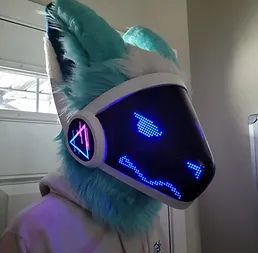 Protogen Fursuit, Therian Masks, Dragon Puppet, Custom Eyes, Super Secret, Ice Skating, Snug Fit, Real Life, Look At