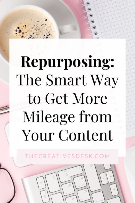 Repurposing: The Smart Way to Get More Mileage from Your Content... Instead of creating new content every time you need a social media post, email, blog post, or video, repurposing allows you to breathe new life into your existing content and give it a fresh spin! Repurpose Content, Content For Social Media, Marketing Metrics, Repurposing Content, Social Media Impact, Social Media Resources, Online Marketing Tools, Social Media Success, Social Media Expert