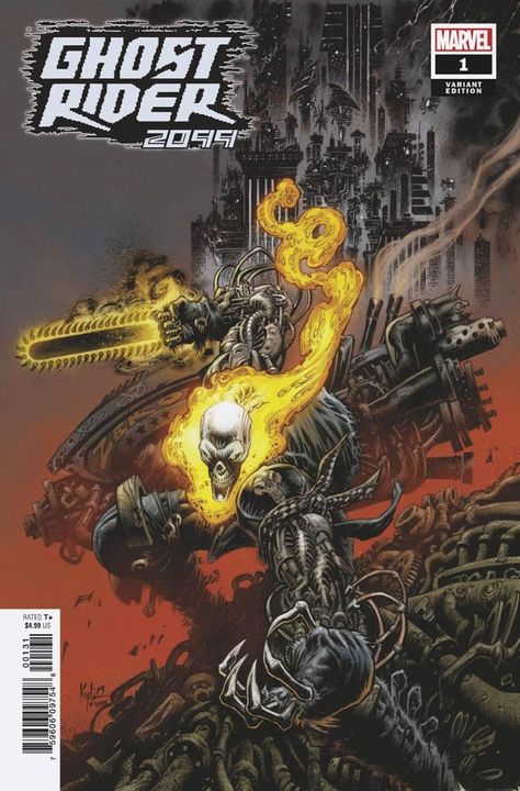 Ghost Rider 2099, Ghost Raider, Marvel 2099, Ghost Rider Pictures, Marvel Superheroes Art, Arte Punk, Comic Book Artwork, Marvel Artwork, Avengers Comics