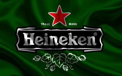 Heineken, Beer, Brand, Satin, Flag Heineken Logo, Heineken Bottle, Top Brands Logo, History Logo, Budweiser Clydesdales, Heineken Beer, Star Outline, Wallpaper Maker, American Beer