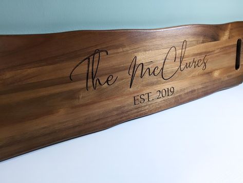 🥂 Celebrate love and culinary delights with our beautiful 36-inch custom engraved charcuterie board! 🥂 This stunning piece, perfect for any gift giving occasion features a personalized design that will make it a cherished keepsake. Create lasting memories with this unique and functional gift. 🎁 #anniversarygifts #weddinggift #charcuterieboard #customengraving #luxurygift #homedecor #stjohnscounty #shoplocal #smallbusinessowner #saintjohnsbusinesses #northflorida #jacksonville #womanownedb... Laser Engraved Charcuterie Board, Engraved Charcuterie Board, Etched Slate Cheese Board, Engraved Charcuterie Board Wedding Gift, Engraved Cheese Board, Celebrate Love, Charcuterie Board, Gift Giving, Custom Engraving