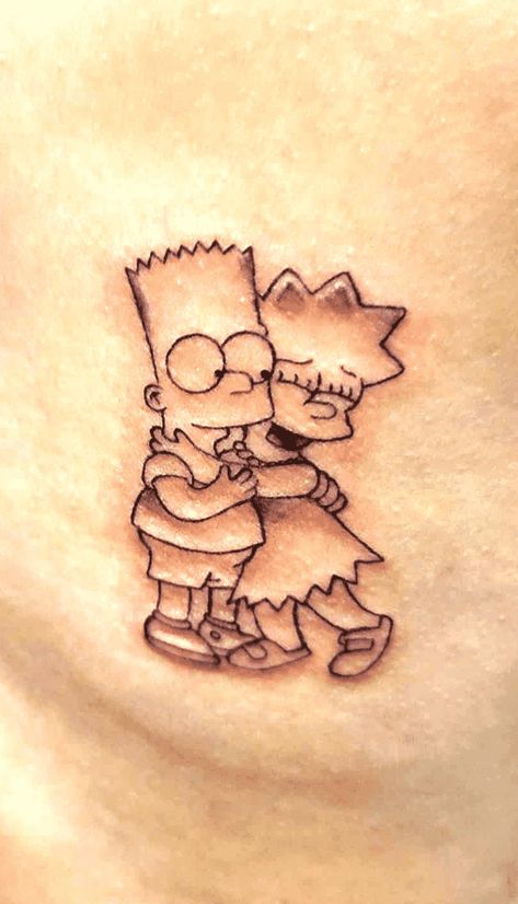 Brother Tattoo Design Ideas Images |  couple kiss tattoo ideas