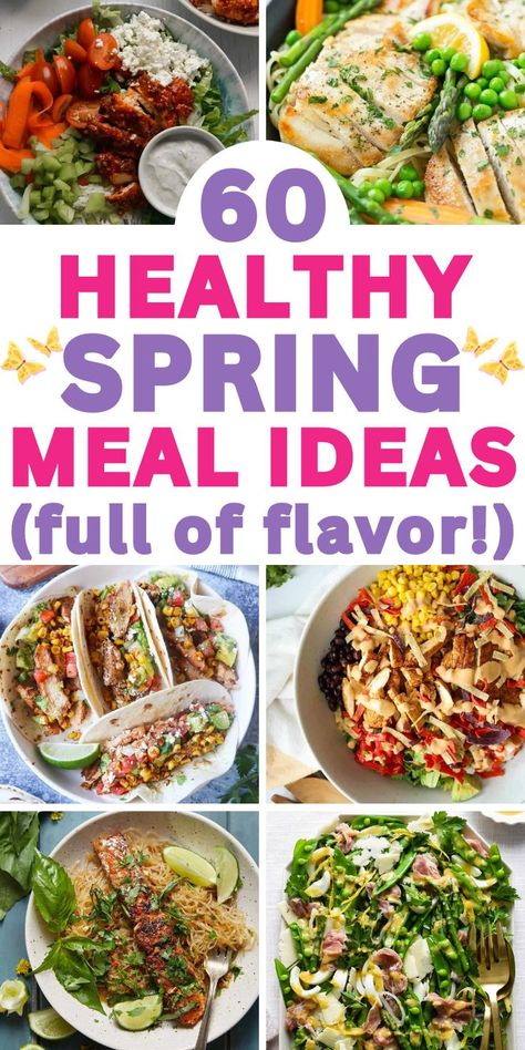 light meals for dinner easy recipes Spring Meal Prep Ideas, Easy Spring Meal Ideas, Easy Healthy Spring Dinner Recipes, Spring Lunch Recipes, April Dinner Ideas, Spring Casserole Recipes, Spring Menu Ideas, Easy Spring Dinner Recipes, Healthy Spring Dinner Recipes