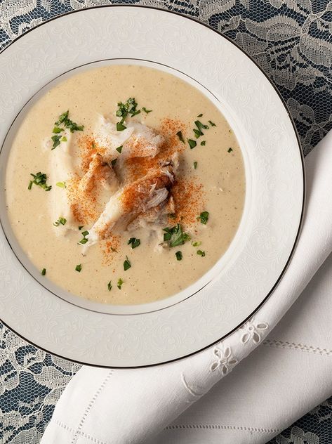 Cream of Crab Soup Recipe - She Crab Soup | Hank Shaw Cream Of Crab Soup Recipe, Creamy Crab Soup, Cream Of Crab, Crab Soup Recipe, Crab Soup Recipes, She Crab Soup, Homemade Soups, Creamy Crab, Crab Soup