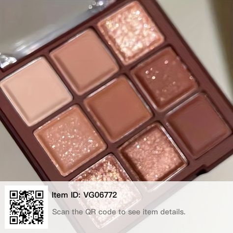 Brown Glitter Makeup, Chocolate Eyeshadow Palette, Amazon Makeup, Chocolate Eyeshadow, Brown Glitter, Mocha Chocolate, Eye Makeup Tools, Glitter Eyeshadow Palette, Pigment Eyeshadow