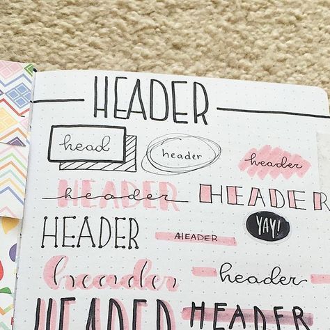 arriana on Instagram: "Some header ideas for you💕 • these are my most used ones so they have my seal of approval 💛💛💛 #journaling #bulletjournal #bulletjournaling #bulletjournalling #bujoinspo" Header Ideas, Seal Of Approval, Bullet Journal Inspiration, Journal Inspiration, Bullet Journal, On Instagram, Instagram