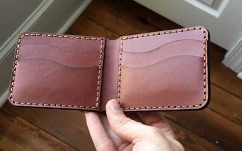 Make A Leather Guitar Pick Wallet - Free PDF Template - Build Along Video Tutorial | MAKESUPPLY Free Leather Wallet Pattern, Mens Leather Wallet Pattern Free, Laser Engraving Leather Ideas, Wallet Pattern Free, Mens Leather Wallet, Leather Patterns, Laser Projects, Leather Wallet Pattern, Men's Wallet