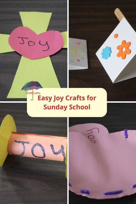 Joy Crafts For Kids, Joy Activities For Kids, Joy Crafts For Kids Sunday School, Crafts For Sunday School Kids, Christmas Crafts For Sunday School, Easy Sunday School Crafts, Sensory Projects, Bible Study Crafts, Joy Craft