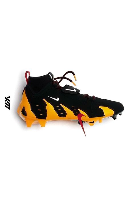 Custom Football Cleats, American Football Cleats, Baseball Drip, Football Swag, Football Dress, Football Drip, Kyler Murray, Softball Cleats, Sports Attire