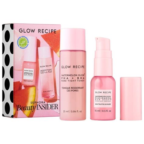 Watermelon Toner, Sephora Birthday Gift, Watermelon Glow Niacinamide Dew Drops, Niacinamide Dew Drops, Glow Recipe Watermelon, Watermelon Glow Sleeping Mask, Watermelon Glow, Sephora Skin Care, Glow Recipe