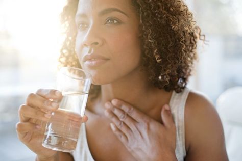 Swallowing 101: How it works, risk factors & 5 tips for a healthy esophagus - WellTuned by BCBST Swallowing Problems, Silent Reflux, Aspiration Pneumonia, Voice Therapy, Thyroid Levels, Muscles Of The Face, Throat Pain, Reflux Disease, Everyday Health