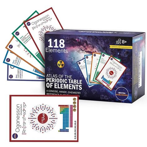 Periodic Table of Elements Laminated Flashcard Science kit| Quick Element Study Aid|Chemistry Flash Card Game for Teachers, Students, Homeschool Kids, Classroom| Educational Chart Reference Guide Periodic Table Poster, Educational Chart, Periodic Elements, Bill Planner, Writing Station, Table Of Elements, Chemical Structure, Homeschool Kids, Flashcards For Kids