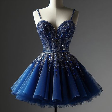 Royal Blue Party Dress Short, Starry Night Hoco Dress, Royal Blue Party Dress, Classy Fashion Chic, Fashion Show Dresses, Classy Gowns, Beautiful Long Dresses, Blue Dress Short, Dark Blue Dress