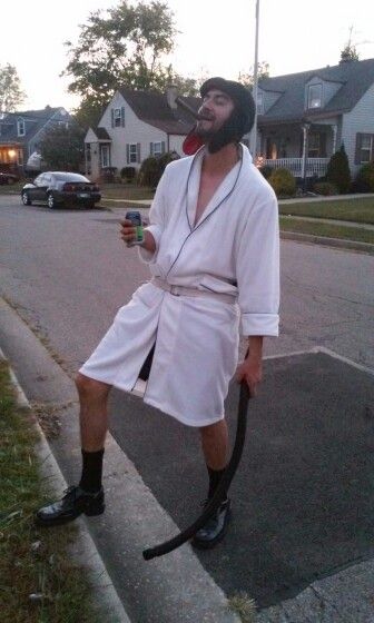 Epic Cousin Eddie costume. Shitter's full! Cousin Eddie Costume, Christmas Character Costumes, Christmas Vacation Costumes, Characters Costumes, Shitters Full, Trash Party, Griswold Family, Cousin Eddie, Spooky Costumes