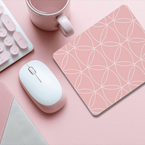 Bring the enchanting charm of pink mouse pad. Featuring a wallpaper-inspired pattern of lines elements on a pink background, this mouse pad will elevate the ambiance of your workspace. Mouse Pad Aesthetic, Pink Mouse Pad, Pad Aesthetic, Pink Mouse, Office Aesthetic, Pad Design, Pink Decor, Mouse Pad Design, Mouse Mat