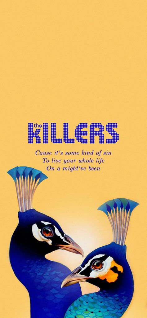 The Killers Wallpaper Band, Bone Wallpaper, Killer Quote, Brandon Flowers, The Killers, Beautiful Lyrics, Music Wallpaper, Band Posters, Room Posters