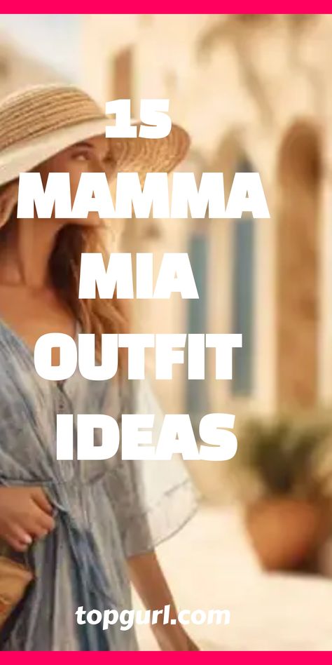 Outfit inspiration from ‘Mamma Mia’ brings the magic of the movie’s style to your wardrobe, discover how to make these iconic looks yours. Mamma Mia Two Outfits, White Mamma Mia Outfit, Mama Mia Movie Outfits, Winter Mamma Mia Outfits, Mamma Mia Dress Up Party, Plus Size Mamma Mia Outfits, Mamma Mia Outfits Bachelorette Party, Mamma Mia Wardrobe, Abba Party Outfits Ideas