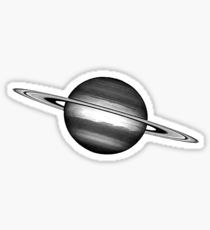 Monochrome Saturn Sticker Saturn Sticker, Sticker Random, Saturn Tattoo, 2k Wallpaper, Space Jam, Stickers For Sale, Scene Creator, Laptop Stickers, Abstract Artwork