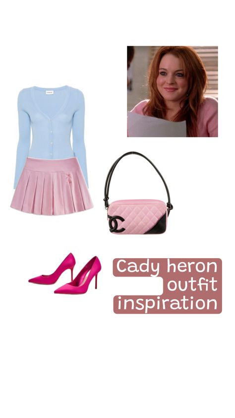 #meangirls #aesthetic #outfit Cady Heron Outfits, Cady Heron, Whatsapp Theme, Aesthetic Outfit, Girly Outfits, Mean Girls, Dress To Impress, That Look, Outfit Inspirations