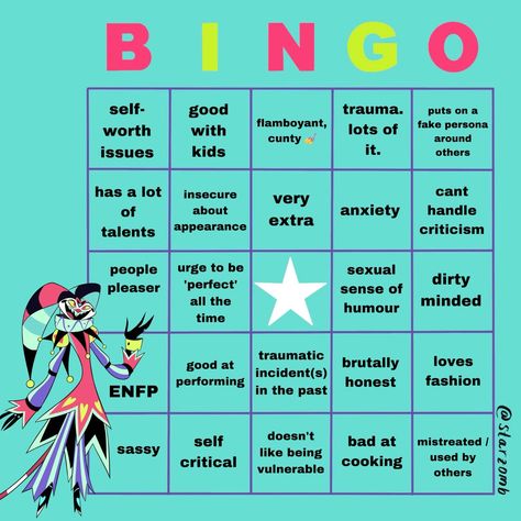 helluva boss bingo Helluva Boss Kinnie Bingo, Hazbin Hotel Bingo, Hazbin Hotel Kinnie Bingo, Random Bingo, Character Bingo, Dopamine Boost, Kin Bingo, Ultimate Sleepover, Bingo Books