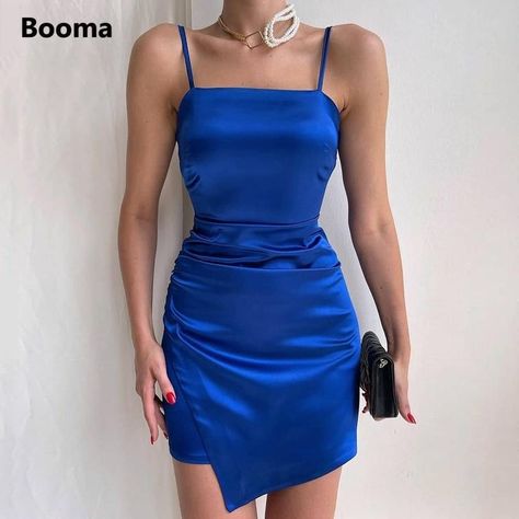 Cocktail Dresses 2022, Clubbing Dress, Purple Evening Gowns, Formal Party Dresses, Black Bandage Dress, Night Club Dress, Dresses 2022, Satin Cocktail Dress, Soo Hyun