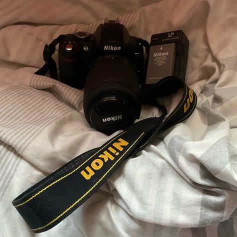 Nikon D60 camera Nikon D60, Lens Cap, Neck Strap, Nikon, Lanyard, Fashion Trends, Closet, Clothes Design, Quick Saves