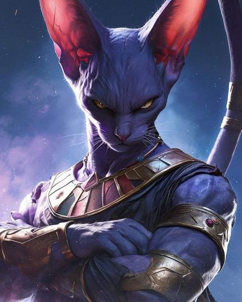 Beerus The Destroyer, Beerus Wallpapers, Beerus Fanart, Beerus Art, Super Saiyan Forms, Mystic Gohan, Red Ribbon Army, Dragon Ball Wallpaper, Dragon Ball Super Super Hero