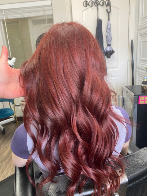 Salon Curls, Cherry Coke Hair, Wavy Extensions, Cute Prom Hairstyles, Red Curls, Cherry Coke, Curls For Long Hair, Blonde Hair Inspiration, Soft Curls