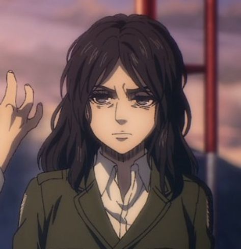 Aot Pieck Finger, Pieck Finger Icon, Ariana Grande Side To Side, Pieck Aot, Aot Pieck, Attack On Titan Final Season, Pieck Finger, Aot Characters, Side Eye