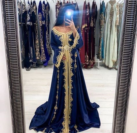 Muslim Prom Dress, Hand Embroidery Work, Resin Stone, Moroccan Dress, Blue Mermaid, Prom Dresses Modest, Evening Dress Fashion, Caftan Dress, Lace Evening Dresses