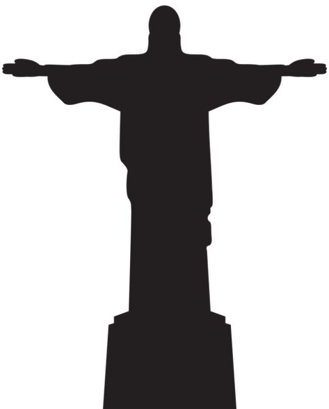 Statue Silhouette, Jesus Silhouette, Jesus Christ Statue, Mickey Mouse Clubhouse Birthday Party, Jesus Statue, Mickey Mouse Clubhouse Birthday, Concert Ideas, Silhouette Png, Mickey Mouse Clubhouse