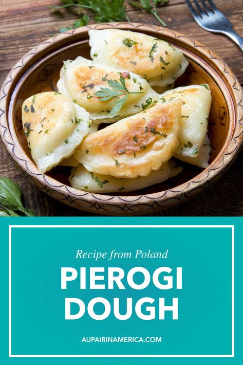 Polish Pierogi Dough Recipe, Ukrainian Pierogi Recipe, Best Pierogi Dough Recipe, Perogie Dough Recipe, Pierogies Homemade, Pierogi Recipes, Pierogi Dough, Potatoes Dishes, Polish Pierogi