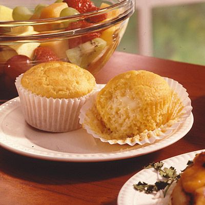 Sour Cream Cornbread Muffins Recipe from Land O'Lakes Moist Cornbread Muffins, Cream Cornbread, Sour Cream Cornbread, Paleo Biscuits, Chili Honey, Cornbread Muffin, Honey Cornbread Muffins, Cornbread Muffins Recipe, Corn Muffin