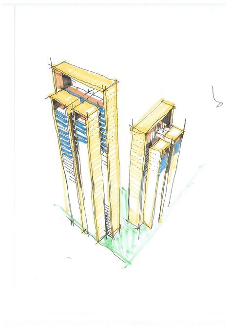 Tower study 3 Paul Rodgers, Hand Drawings, Minecraft, Tower, How To Draw Hands, Drawings