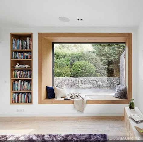 Grand Designs Australia, Window Seat Design, Window Benches, House Extension Design, Window Seats, Modern Windows, Seat Design, Grand Designs, Window Design