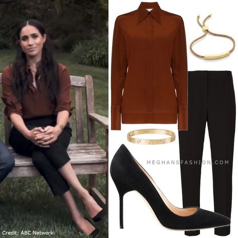 (3) MeghansFashion.com (@meghansfashion) / Twitter Megan Markle Winter Outfits, Meghan Markle Work Outfits, Megan Markle Style 2024, Meghan Markle Shirt, Meghan Markle Latest, Megan Markle Pregnancy Style, Meghan Style, Estilo Meghan Markle, Meghan And Harry