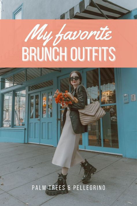 10+ Brunch Outfit Ideas to Copy this Spring. If there’s anything I love in this world, it’s a good brunch. A close second is putting together a fabulous outfit to wear to said brunch. Copy these brunch outfit ideas the next time you go out on the town for avocado toast and eggs benedict! Classy Brunch Outfit Springtime, Brunch Outfit 30s, Brunch At Home Outfit, Brunch Attire Fall, Saturday Breakfast Outfit Casual, Spring Outfits Brunch, Outfits For Brunch Spring, Home Brunch Outfit, Brunch Street Style Outfit Ideas