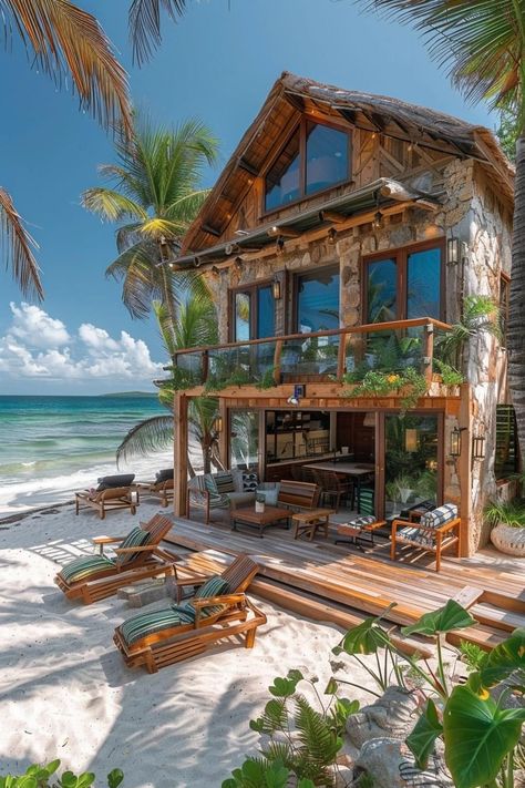 Tiny Beach House, Small Beach Houses, Jungle House, Oklahoma City Oklahoma, Dream Life House, Dream Beach Houses, Beach Shack, Beautiful Houses, Beach House Design