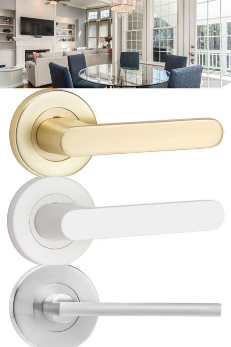 Want to adopt a Hamptons Style for your home? Here are a few tips: https://lemaar.com.au/articles/white-door-handles-to-suit-hamptons-styled-homes/ #doorhardware #doorhandle #doorhandles #interiordesign #interiorstyling #DIY #homeimprovement #DIYproject #styling #lemaar #quality #hamptonstyle Beach House Door Handles, Hamptons Door Handles, Brushed Brass Door Handles, Hamptons Front Door, Hamptons Door, White Interior Door, Hampton Style Home, Hamptons Style Homes, Coastal Hamptons