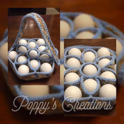 Crochet Egg Collecting Basket, Crochet Egg Basket Free Pattern, Crochet Egg Basket, Egg Basket Diy, Egg Collecting Basket, Egg Gathering Basket, Egg Boxes, Crochet Egg, Egg Baskets