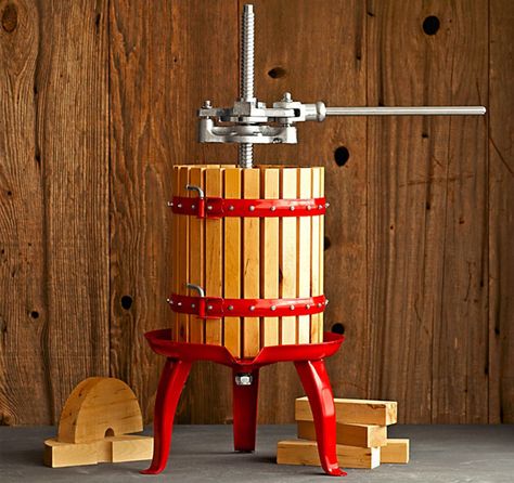 Cider & Wine Press | Cool Material Meal Kits Diy, Cider Wine, Wine Making Kits, Cider Press, Wine Press, Pinot Noir Wine, Wine Magazine, Cider Making, Apple Varieties